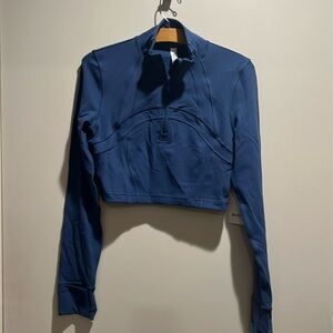 Lululemon define cropped half zip